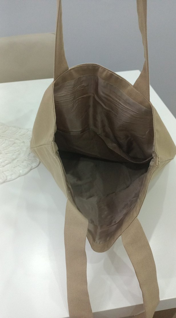 Bej Baskılı Bohem Kadın Kol Çantası - Görsel 4