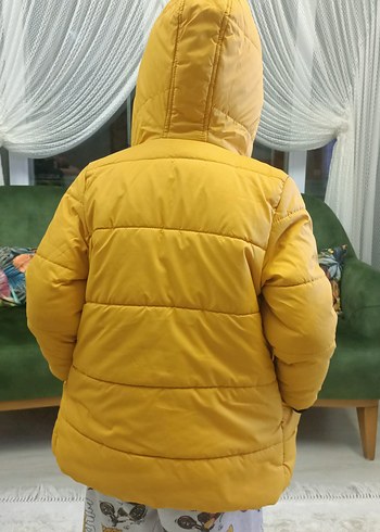 Sarı Erkek Çocuk Şişme Mont - Görsel 2
