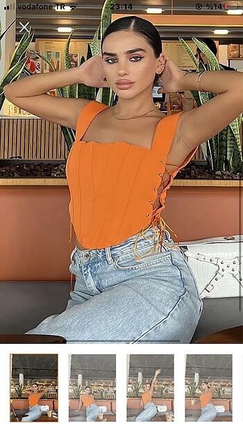 Eyyo yandan bağcıklı Crop korse