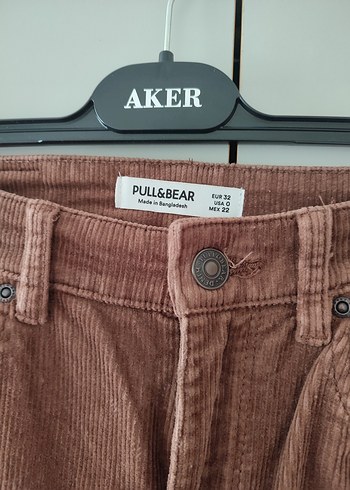 Kahverengi Kadın Süet Pantolon - Görsel 2