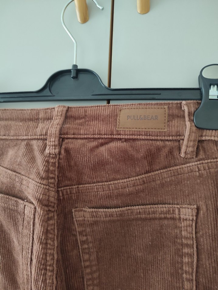 Kahverengi Kadın Süet Pantolon - Görsel 4