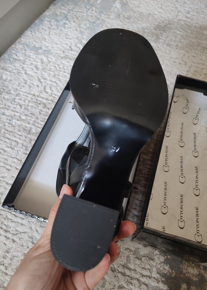 Kalın Topuklu Ayakkabı/Sandalet - Görsel 3