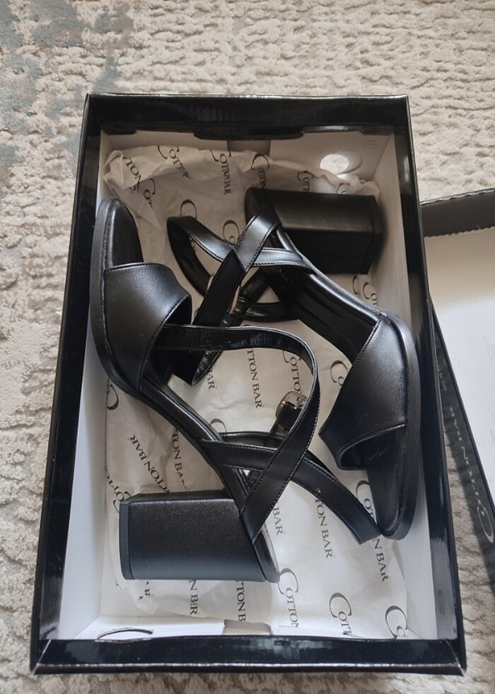 Kalın Topuklu Ayakkabı/Sandalet - Görsel 5