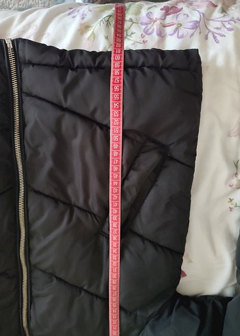 Siyah Şişme Mont - Görsel 8