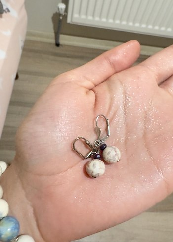 Bohem Beyaz Boncuklu Bileklik - Görsel 3