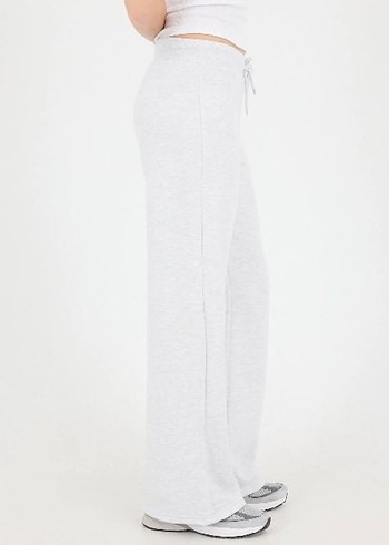 Addax Wide Leg Gri Eşofman - Görsel 3