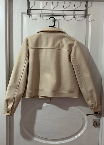 Bej Kaşe Midi Ceket - Görsel 2