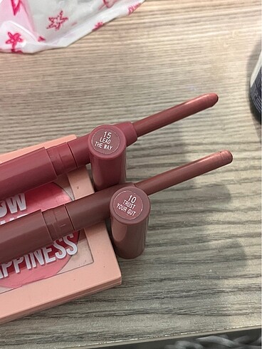 Maybelline Maybelline Ink Crayon ruj Pastel Allık Set