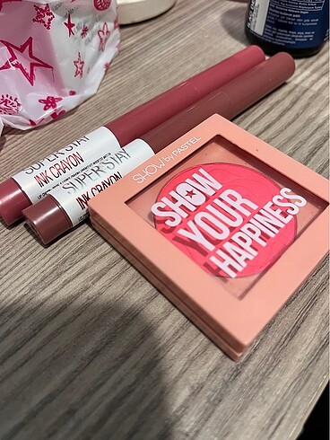 Maybelline Ink Crayon ruj Pastel Allık Set