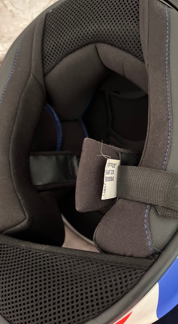 RS2 Helmets Kask Mavi Kırmızı Beyaz - Görsel 5