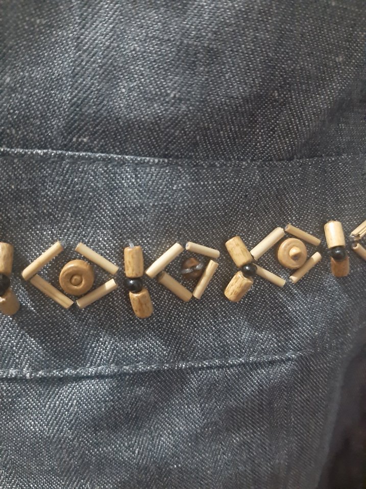 Gri keten spor hemde şık astarlı rahat elbise...kaçırmayınnnnn - Görsel 3