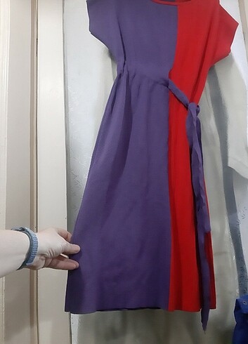 Trendyol her mevsime triko elbise - Görsel 9