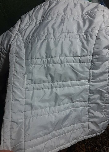 Beyaz hafif mont - Görsel 6