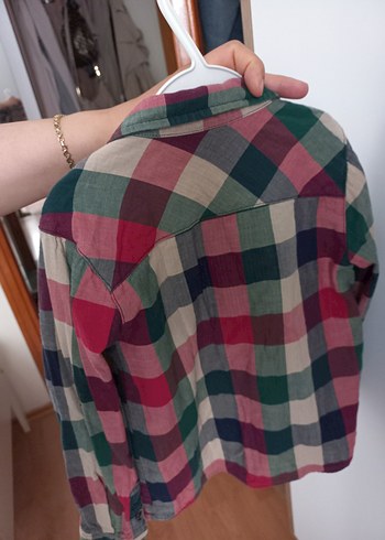 Diğer Düğmeli Çok Renkli unisex Gömlek
