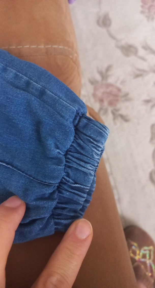 çocuk Bol Kesim  Kot  kar Pantolonu - Görsel 2