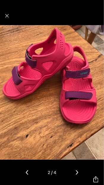 Crocs Çok temiz bir sezon giyildi