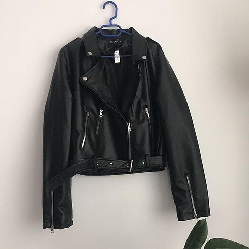 Diğer Deri biker ceket