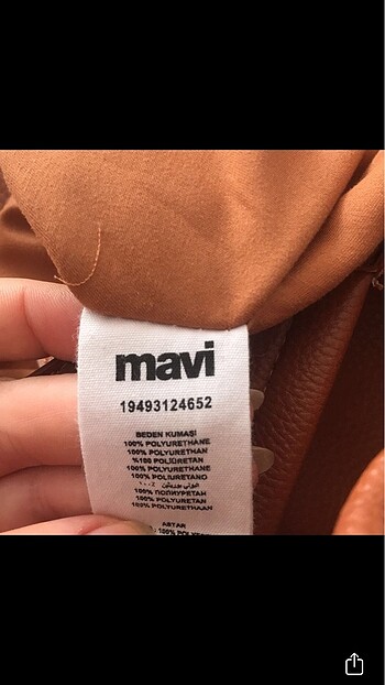 Mavi deri çanta - Görsel 6