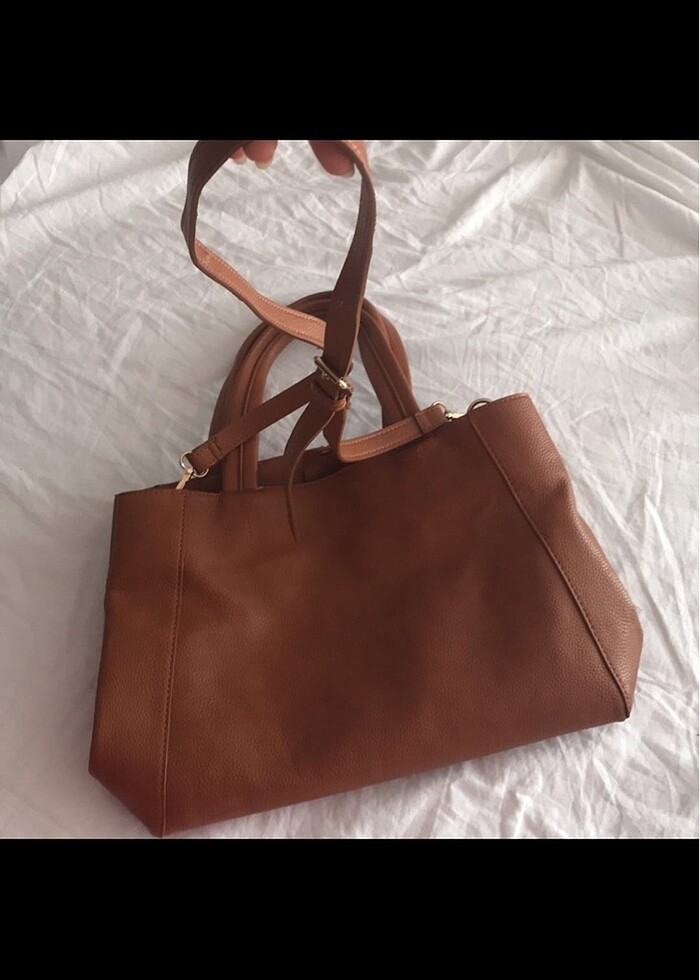 Mavi deri çanta - Görsel 4