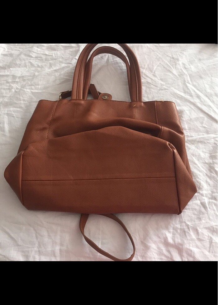 Mavi deri çanta - Görsel 5