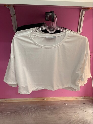 xs Beden beyaz Renk Crop Tshirt