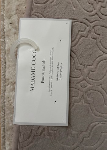 Bej Desenli Banyo Paspası - Görsel 2