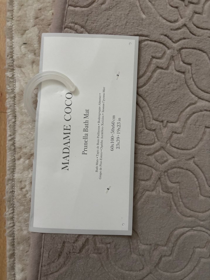 Bej Desenli Banyo Paspası - Görsel 2