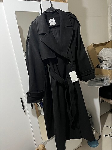 Bershka Bershka oversize kaşe kaban