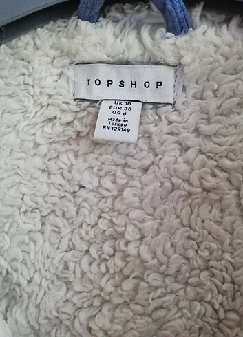 m Beden mavi Renk Topshop mont