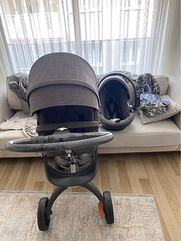 Diğer Stokke v5 bebek arabası ve puseti