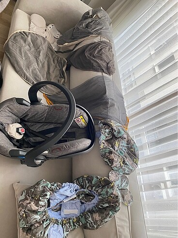 9- 36 kg Beden gri Renk Stokke v5 bebek arabası ve puseti