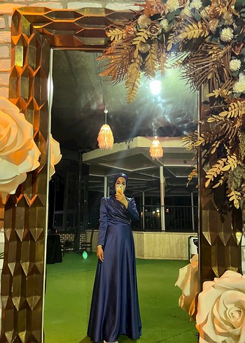 Tesettür abiye elbise - Görsel 5