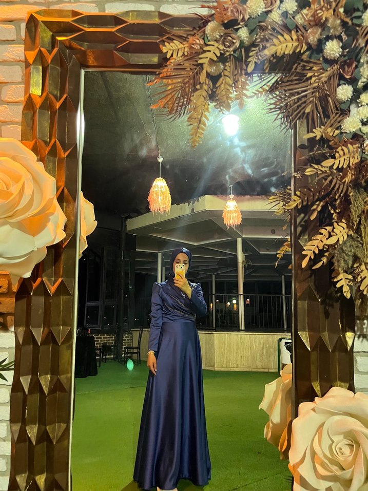 Tesettür abiye elbise - Görsel 5