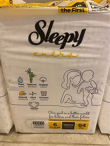 Sleepy Sleppy extra 6 numara(15-27 kg) XL