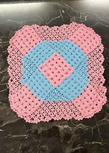 Renkli Örgü Banyo lifi - Görsel 9