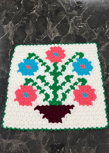 Renkli Örgü Banyo lifleri - Görsel 2