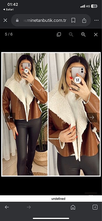Diğer Oversize deri ceket