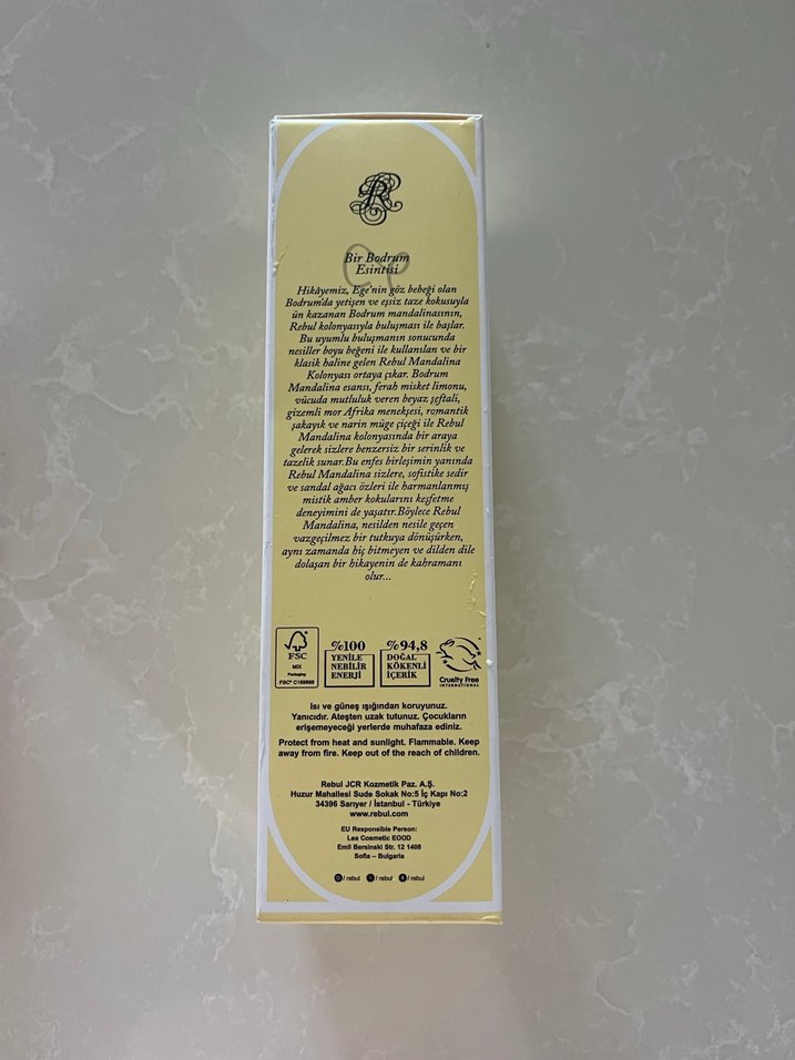 Rebul Mandarine kolonya - Görsel 2