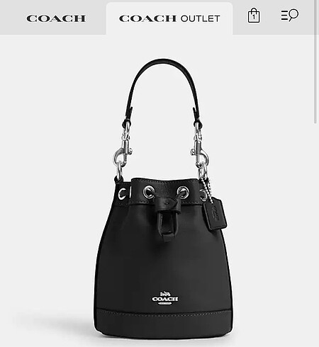 Beden Coach mini bucket bag