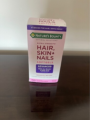Nature?s bounty hair skin nails vitamin
