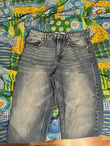40 Beden mavi Renk Loose Fit Jean