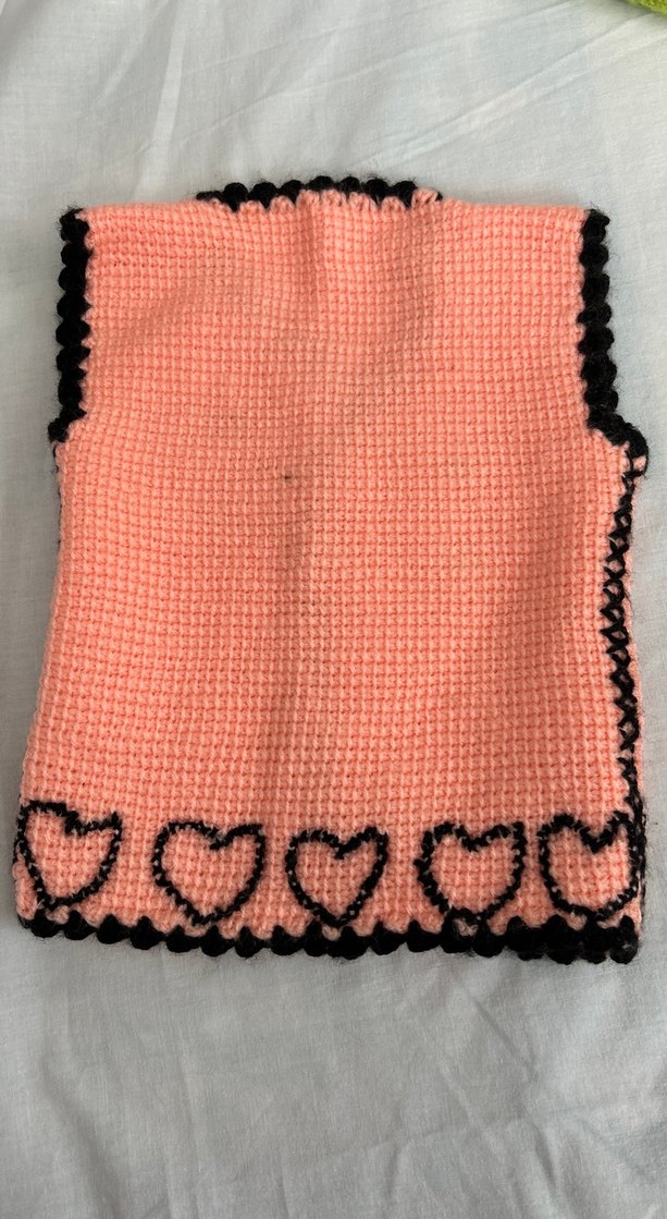 Kız bebek yelek - Görsel 2