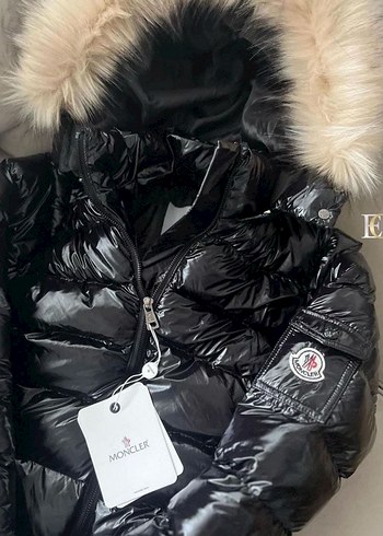 l Beden siyah Renk Kadın Siyah Mini Kısa Parlak Mont