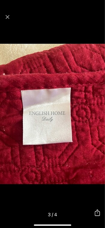 English Home Kadife tek kişilik nevresim takımı