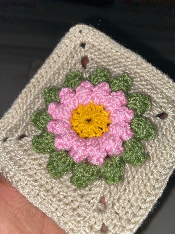 Bohem Çiçekli El Örgüsü 10 motif - Görsel 4