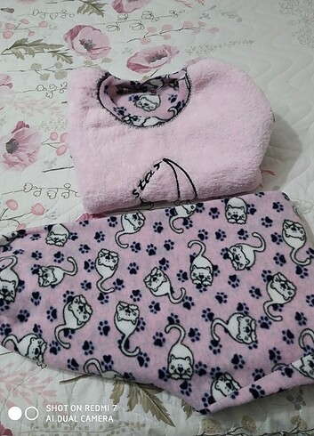 Pelus pijama takımı 
