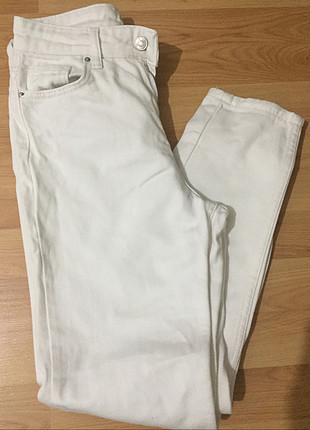 Diğer Beyaz mom jean