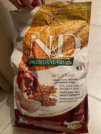 N&d kısır kedi maması