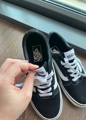 36 Beden Siyah Vans spor ayakkabı