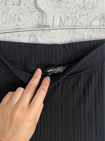 LC Waikiki Lcw bol fitilli pantolon siyah